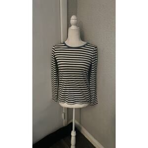 Madewell Northside Long Sleeve Vintage Tee Driggs Stripe NEW XXS Nautical Preppy